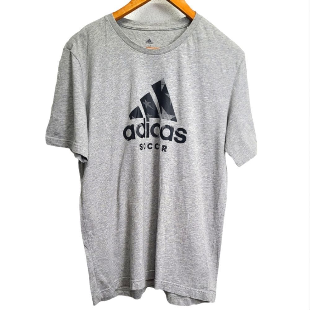 Adidas Men's Soccer Gray Shirt Size Medium